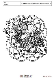 Mandala boyama sayfaları